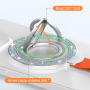 Csillogó mágneses MagSafe 360°-ban forgatható állvány iPhone-hoz - rózsaszín