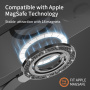 Csillogó mágneses MagSafe 360°-ban forgatható állvány iPhone-hoz - rózsaszín