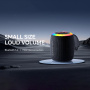 REMAX RB-M81 vezeték nélküli Bluetooth hangszóró háttérvilágítással - fekete