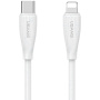 USAMS US-SJ717 töltő- és adatkábel - USB-C - Lightning - 1 m - fehér