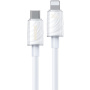 WEKOME WDC-73 töltő- és adatkábel - USB-C - Lightning - 1,2 m - fehér