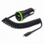 HAWEEL autós töltő (2.1A) lightning / 8pin csatlakozó - 1,2 m fekete
