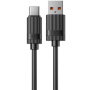 WEKOME WDC-52a töltő- és adatkábel - USB-A - USB-C - 1 m - fekete