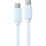 WEKOME WDC-53 töltő- és adatkábel - USB-C - USB-C - 1 m - kék