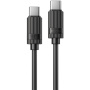WEKOME WDC-53 töltő- és adatkábel - USB-C - USB-C - 1 m - fekete