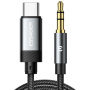 ESSAGER ES-YP22 audio kábel - 3,5 mm-es jack USB-C-hez - 1 m - fekete