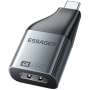 ESSAGER ES-OTG22 videó redukció - HDMI-ről USB-C-re - sötétszürke