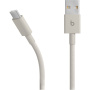 Beats szövött töltő- és adatkábel - USB-A - USB-C - 1,5 m - kavicsszürke