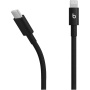 Beats szövött töltő- és adatkábel - USB-C - Lightning - 1,5 m - mélyfekete