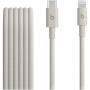 Beats szövött töltő- és adatkábel - USB-C - Lightning - 1,5 m - kavicsszürke