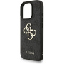 Guess 4G Metal Logo Strap szürke tok iPhone 16 Pro Max készülékhez - szürke