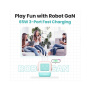 UGREEN Nexode RG RobotGaN gyorstöltő adapter 2x USB-C / USB-A porttal - 65W - menta