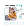 UGREEN Nexode RG RobotGaN gyorstöltő adapter 2x USB-C / USB-A porttal - 65W - menta