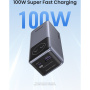 UGREEN Nexode 100W power bank USB-C / USB-A portokkal - 12 000 mAh - szürke