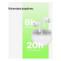 BELKIN SoundForm Rhythm vezeték nélküli fejhallgató - fehér