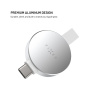 FIXED Orb 2 mini hordozható vezeték nélküli töltő Apple Watch-hoz - 5W - fehér