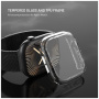 FIXED Pure védőtok edzett üveggel Apple Watch 42mm-hez (Series 10 / 11) - átlátszó
