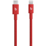 Beats szövött töltő- és adatkábel - USB-C - Lightning - 1,5 m - élénkpiros