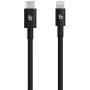 Beats szövött töltő- és adatkábel - USB-C - Lightning - 1,5 m - mélyfekete
