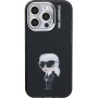 Karl Lagerfeld IML Aquarelle Karl tok iPhone 15 Pro Max készülékhez - fekete