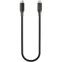 Nomad Kevlar fonott töltő- és adatkábel - USB-C - USB-C - 30 cm - fekete