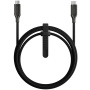 Nomad Kevlár fonott töltő- és adatkábel - USB-C - USB-C - 1,5 m - fekete