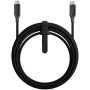 Nomad Kevlar fonott töltő- és adatkábel - USB-C - USB-C - 3 m - fekete