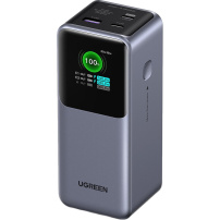 UGREEN Nexode 130W powerbank 2x USB-C / USB-A porttal - 20 000 mAh - szürke