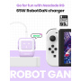 UGREEN Nexode RG RobotGaN gyorstöltő adapter 2x USB-C / USB-A porttal - 65W - lila