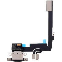 Töltő és audio flex csatlakozó iPhone 16 Pro-hoz - fekete titán