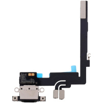 Töltő és audio flex csatlakozó iPhone 16 Pro Max-hoz - fekete titán