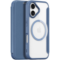 DUX DUCIS Skin X flip tok MagSafe funkcióval iPhone 17-hez - sötétkék