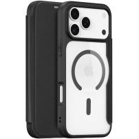DUX DUCIS Skin X flip tok MagSafe funkcióval iPhone 17 Pro Max készülékhez - fekete