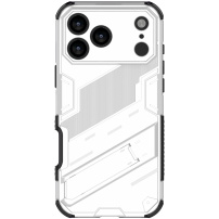 Strapabíró védőtok állvánnyal iPhone 17 Pro Max készülékhez - fehér