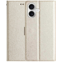 Flip PU bőr tok iPhone 17-hez - arany