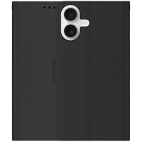 Flip PU bőr tok iPhone 17-hez - fekete
