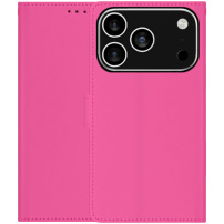 Flip tok PU bőrből iPhone 17 Pro Max-hoz - fukszia