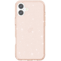 Átlátszó csillámos tok iPhone 17-hez - rózsaarany