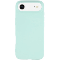 Matt puha műanyag tok iPhone Air készülékhez - menta