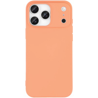 Matt puha műanyag tok iPhone 17 Pro-hoz - narancssárga