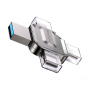 Yesido FL15 4 az 1-ben flash meghajtó USB-C / Lightning / USB-A / micro USB csatlakozókkal - 64GB - ezüst