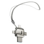 Yesido FL15 4 az 1-ben flash meghajtó USB-C / Lightning / USB-A / micro USB csatlakozókkal - 64GB - ezüst