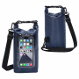 Univerzális, vízálló táska állítható pánttal és zsebbel iPhone-hoz - 5L - sötétkék
