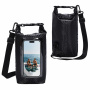 Univerzális, vízálló táska állítható pánttal és zsebbel iPhone-hoz - 5L - fekete