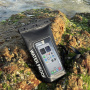 Vízálló táska állítható pánttal iPhone-hoz - 2L - kék