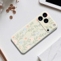 Virágmintás védő Tok iPhone 17 Pro Max / 18 Pro Max készülékhez - fekete