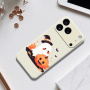 Szellem és tök mintás védőtok iPhone 17 Pro-hoz - bézs