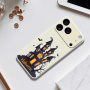 Halloween mintás védőtok iPhone 17 Pro készülékhez - bézs