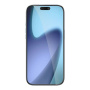 Rurihai matt edzett 2.5D üveg fekete kerettel iPhone 17-hez