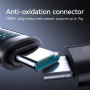 JOYROOM S-A16 Pro fonott töltő- és adatkábel - USB-C - USB-C - 1,2 m - fekete